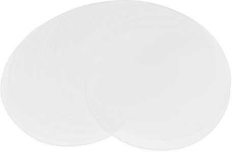 TOKIDNY Round Paper Cup Covers 11cm 50pcs Spill Proof Sealing Pads Leak Proof Drink Cup Lid Liners Disposable Beverage Protection