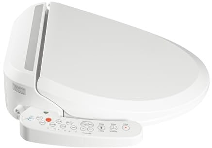 Inodoro inteligente eléctrico, inodoro inteligente ducha inodoro con dispositivo de limpieza desodorización automática temperatura ajustable masaje inodoro inteligente para el hogar hogar de ancianos