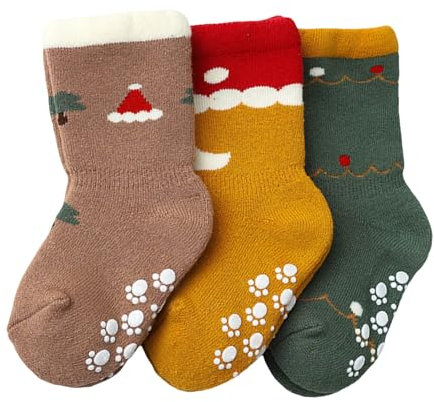 Generico Regali Natale,Calze Natalizie Calze Invernali Da Casa Calze Donna Termiche Regali Per Mamma Calzini Pelosi divertenti riempitivi per calze di Natale