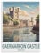 Caernarfon Castle Wales，paper Jigsaw Puzzle 1000 Pieces Adult Toys Decompression Game（38x26cm）-N60