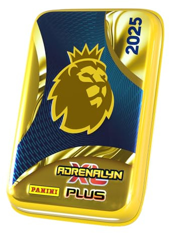 Premier League Adrenalyn XL™ PLUS 2025 Offizielles Sammelkartenspiel - Pocket Tin