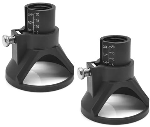 YIBOZI Rotary Tool Cutting Guide Kits,Efficient Multiple Materials Cutting Kits Rotary Tool Attachment for Precise Depth Control Woodworking & Metal Projects