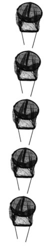Toyvian 5 Pièces Cage De Filet à Fleurs Engrener Enceinte Filets Filet Filet De Fleurs Jardin Protéger Le Filet Cage Grillagée à Insectes Filet De Jardin Noir Maille Polyester