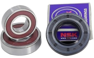 Joint d'étanchéité for tambour de machine à laver Electrolux (42 x 75 10/12) + 2 roulements (6206 6207)