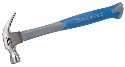 Silverline Tools 580456 - Martillo sacaclavos con mango de fibra de vidrio (227 g)