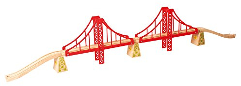 Bigjigs Rail Doppelte Hängebrücke