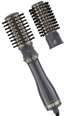 Conair InfinitiPRO Blow Dryer Brush Set, Rotating, 2 & 1 Brush Heads