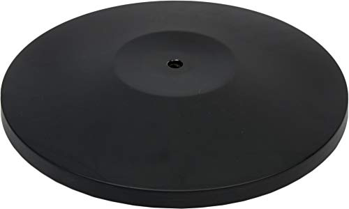 SECURIT - 31 * 31 cm Leit- und Absperrsystem - Fuß - schwarz | Kratzfest - Für Bars und Geschäfte - Innen und Außen
