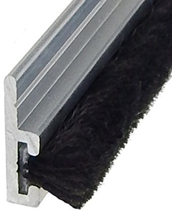 Bürstendichtung BSL 10 mm - 100cm Türbürste Türdichtung Glasdichtung