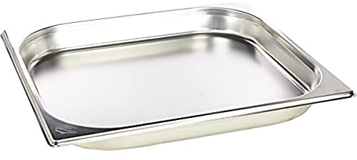 Lacor 66540Z - GN - Bacinella 2/3, Acciaio Acciaio Inox, 3'50 L | Realizzato in acciaio inossidabile alimentare; alta resistenza alla corrosione e usura quotidiana in cucina
