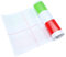 Alamor 1,2 M Italian Flag Style Stripes Aufkleber Auto Fahrzeug Kapuze Bumper Vinyl Decals