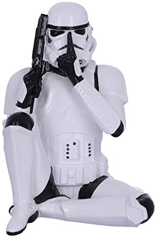 Nemesis Now B4894P9 Original Stormtrooper Three Wise Sci-Fi Speak No Evil, Mehrfarbig, 10 cm