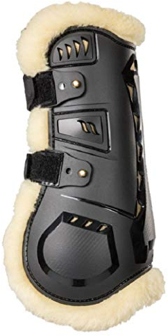 Back on Track Welltex® Tendon Boots Air Flow mit Fell schwarz (M)