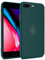 Rdyi6ba8 Cover per iPhone 7 Plus, Fotocamera Protezione Completa Ultra Leggero Morbido Silicone TPU Traspirante Mesh Design Protettiva Case per iPhone 8 Plus - Verde Scuro