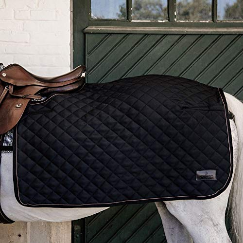 Ausreitdecke Quadrat schwarz 160 gram Large