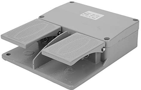 Interruptor de pie doble antideslizante Aleación 380V AC 10A Interruptores eléctricos YDT1-16 Interruptor de pie industrial