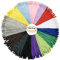 DOITEM 15 Farben Nylon Unsichtbar Reißverschlüsse, 20cm lang, 2.3cm breit für Kleidung Tasche Mäppchen Kissenbezug, 75 Stück