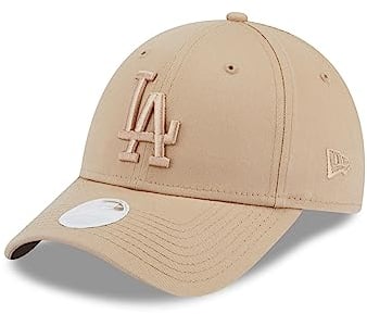 New Era Los Angeles Dodgers MLB Damenkappe beige Cap verstellbar tonales LA Logo Basecap für Frauen - One-Size