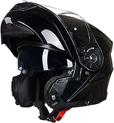 Schneemobilhelm, Integral-Motorradhelm – Dirt-Bike-Helme Für Erwachsene, Doppelvisier – Motorradhelme, DOT-Zugelassener Motocross-Helm A, XXXXL(65-66CM)