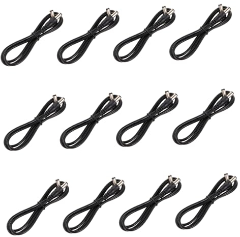 Supvox 12st Gitarren-netzkabel Pedale Pedal Power Splitter Kabel Effektpedal-stromkabel Stromkabel Für Pedalboards Gitarrenparts E-gitarren-pedal Gitarrendraht Plastik Gleichstrom