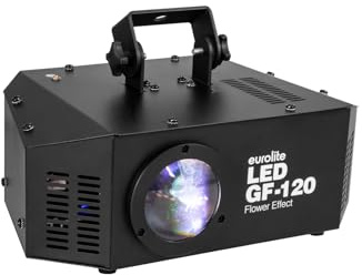 EUROLITE LED GF-120 Flowereffekt | LED-Flowereffekt mit 120-W-COB-LED in Kaltweiß und Goborad
