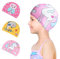 Crazy Bean 3 Pezzi Cuffia Piscina Ragazze Ragazzi Tessuto Cuffia Nuoto Cuffietta da Nuotare Elastica Cuffietta Da Nuoto Bambini Catoon A