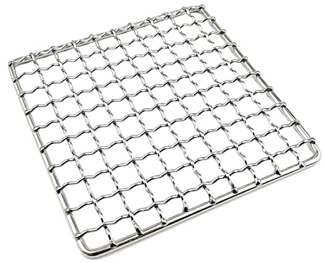 Grill Camping Rack Edelstahl Camping Grillrost Mesh Pads Brennholz Grill Grill für Outdoor Grills