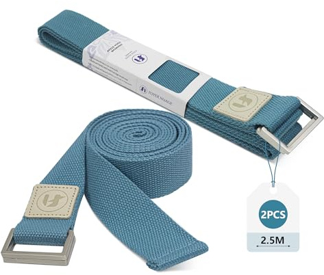 Foyer Nuage Yoga Gurt, langlebige Baumwolle Yoga strap für Stretching, verstellbare Yoga Band für Yoga, Tanz, Gym Workouts