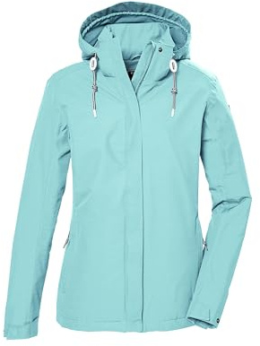 Killtec Damen Funktionsjacke wasserdicht/Outdoorjacke mit abzippbarer Kapuze KOS 61 WMN JCKT, hellaqua, 40, 42858-000