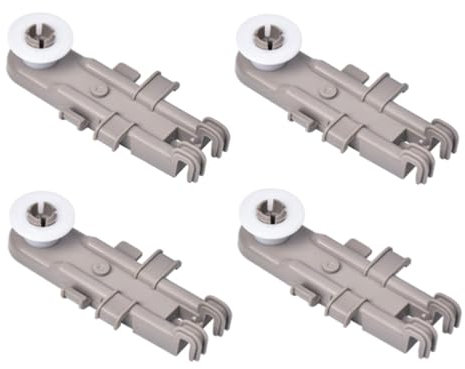 Set di 4 ruote di ricambio per lavastoviglie, facili da installare, ricambio per la maggior parte delle lavastoviglie