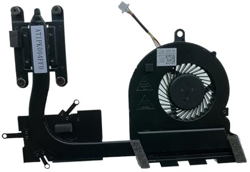 Rangale New DC5V CPU Cooling Fan with Heatsink for Dell Inspiron 5565 5765 AMD Graphics Series Laptop with Discrete Graphics Card 01V1MY AT1PK004FF0