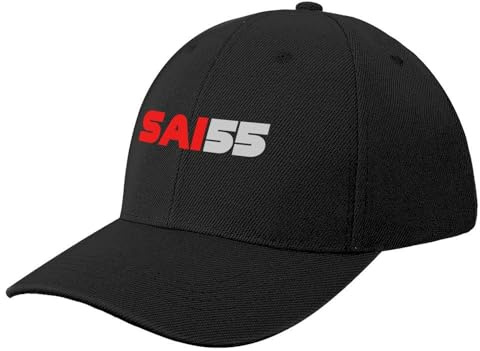 CIZIEOE Baseball Kappe Baseball Cap Carlos Sainz Nummer Baseballmütze Angelhut Angelmütze Sonnenhut Designer Mann Frau