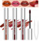 Peel Off Lip Stain Tattoo Set 3 Farben Peel Off Lip Liner Removable Lip Liner Matte Finish Waterproof Lip Liner Transfer-proof Peel Off Lip Stick Highly Pigmented Color Lip Makeup (A, 3Colors/Set)