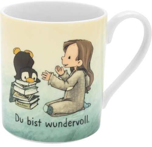 Sheepworld Tasse Anouk Pinguin | Porzellan, Höhe 8 cm, Durchmesser 7 cm, Volumen 20 cl, in Geschenkbox | Geschenk für Kinder, Jungen, Mädchen, Weihnachten, Geburtstag | 73954
