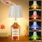 Viitech LED Flaschenlicht RGB, USB Wiederaufladbare Kabellose LED Tischlampe, Einstellbare Helligkeit und Lichtfarbe Flaschenlampe für Innen und Außen Restaurant Bar (Weiß, Streifen)