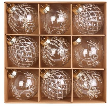 Christbaumkugeln – bruchsicherer Weihnachtsschmuck, Christbaumkugeln | Rote, bruchsichere, große Weihnachtsbaumkugeln, Glas-Vintage-Weihnachtskugel-Ornamente für Hochzeit, Urlaub,