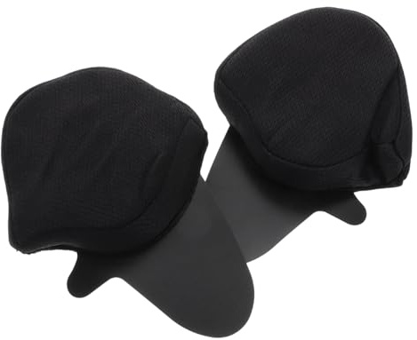 SOLUSTRE Helm-Ohrpolster Für Motorradhelm Ohrschutz Windblocker Mit Vollbedeckung Stoff Ohrwärmer Als Motorradhelmzubehör Gegen Wind Regen Und Lärm 2 Stück