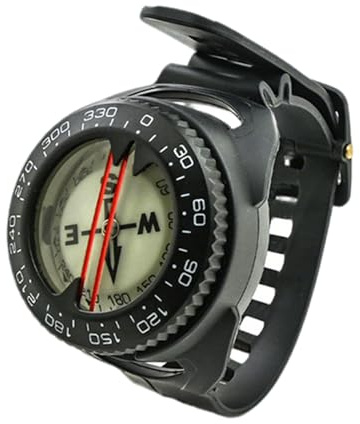 Uhr mit , Werkzeug für Schiffsnavigation, kompakt, präzise und hell, für Wandern, Kajak, Tauchausrichtung