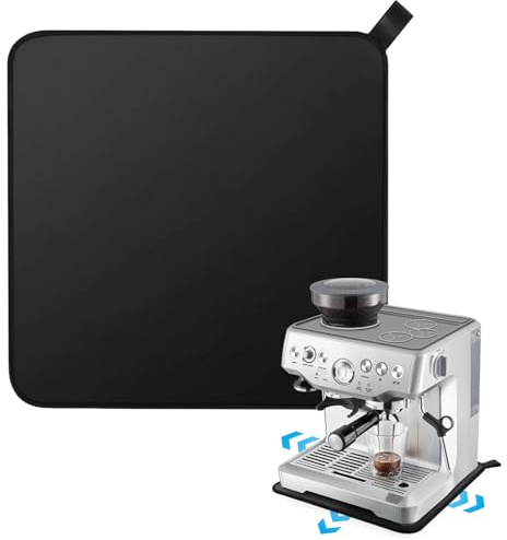 YUWJOOWEE Coffee Machine Mat Sliding Mat for Ninja Coffee Machine,32*32*1cm | Coffee Mat Coffee Accessories Sliding Pad Ninja Coffee Machine Accessories Tray for Ninja Luxe Coffee Machine ES601UK ES701UK