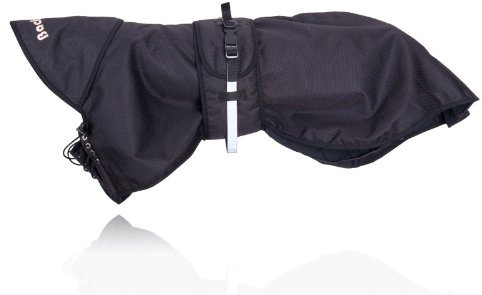 Back on Track Hunde Regenmantel ohne Futter 82 cm schwarz