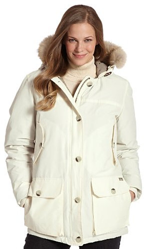 Woolrich Arctic Parka für Damen, Ecru-Medium, Ecru, M