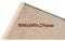 Vermiculite Brandschutzplatte | 800x600x25mm | Schamotte-Ersatz