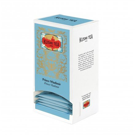 KUSMI Tea Paris - Prinz Wladimir - Nachfüllpackung mit 25 Teebeuteln für Geschenksets