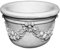 gartendekoparadies.de Nave Solida Fiore, fioriera, Vaso di Fiori, Basamento di Fiore, Colonna fioriera, fioriera, impianto Cestino, Cesto di Fiori, cesti di fioriera in Pietra Cast, per l'inverno