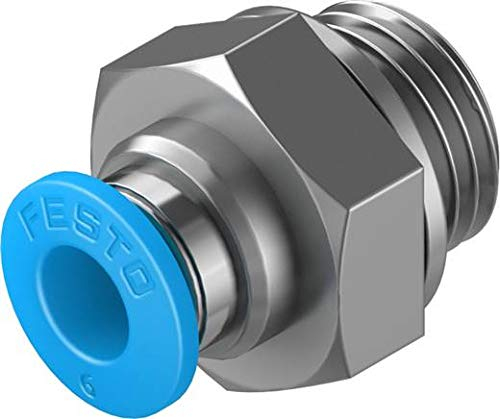 QS-G1/4-6 (186097) Steckverschraubung Baugröße:Standard Nennweite:5,0mm Einbaulage:beliebig