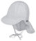 Sterntaler Baby-Jungen Schirmmütze m. Nackenschutz Mütze, Grau (Nebel 523), 49