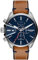 Diesel Homme Chronographe Quartz Montre avec Bracelet en Cuir DZ4470