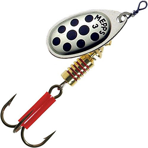 Mepps Aglia Argento Punto Nero Taglia 1 (unità)