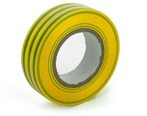 BG Electrical Insulation Tape, 20 Metres, Yellow/Green