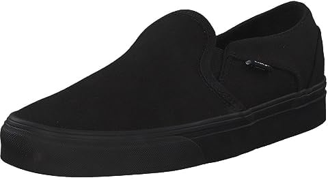 Vans Damen Asher Sneaker, Canvas Black Black, 40 EU